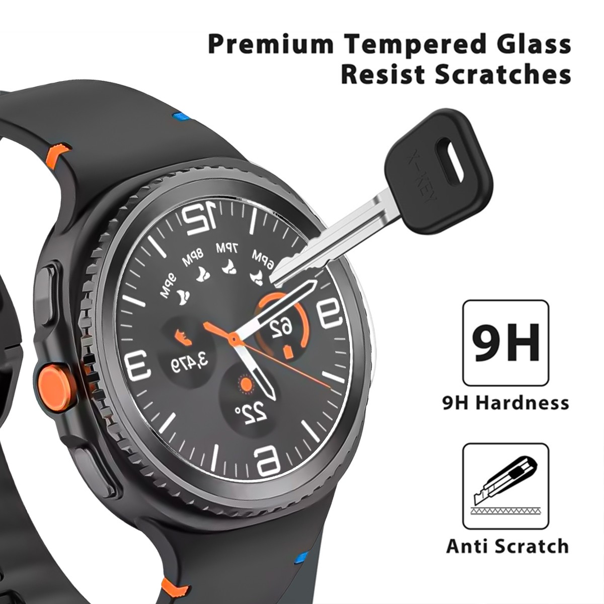 Tempered Glass for Samsung Galaxy Watch 8Classic/8 40/44mm Screen Protector Film