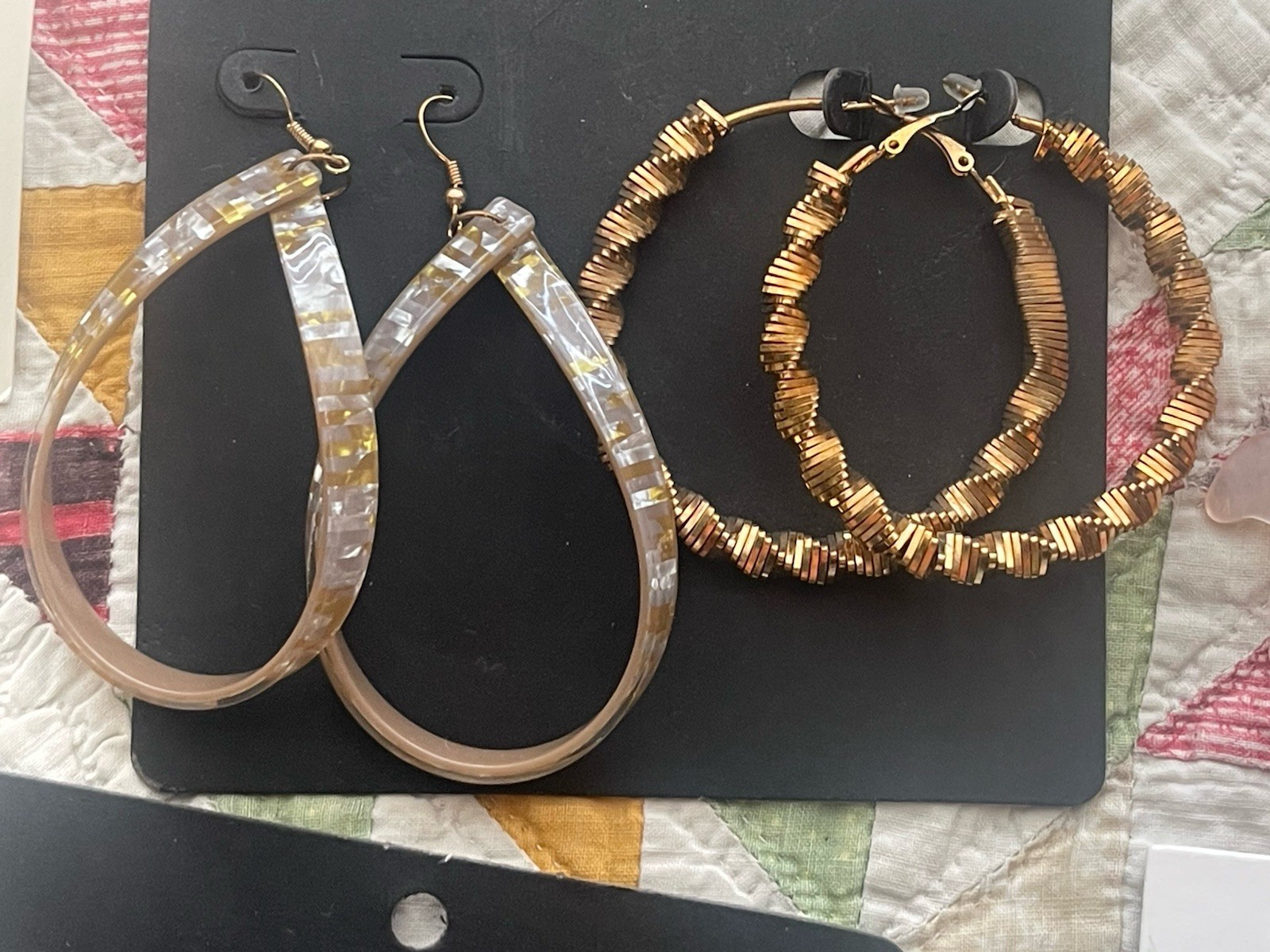 EARINGS LOT DANGLE DROP HOOP STUD TASSEL