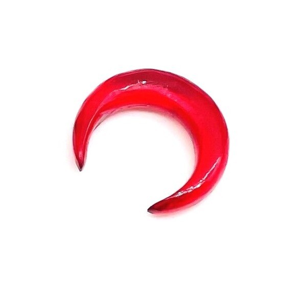 RED Quartz Septum Pinchers, Handmade size 12g(2mm) to 5/8” & Custom Available