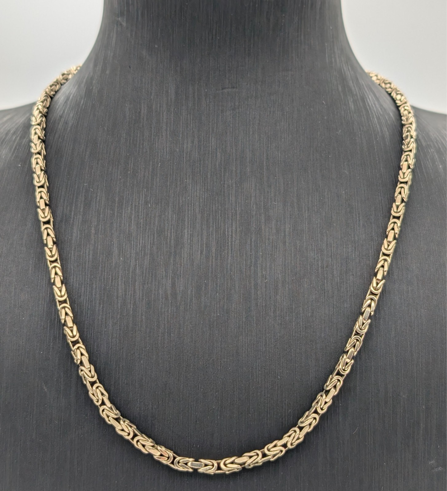 King Chain Yellow Gold Chain 585/14K – 26.40g – Necklace 46.50cm Link Chain N205