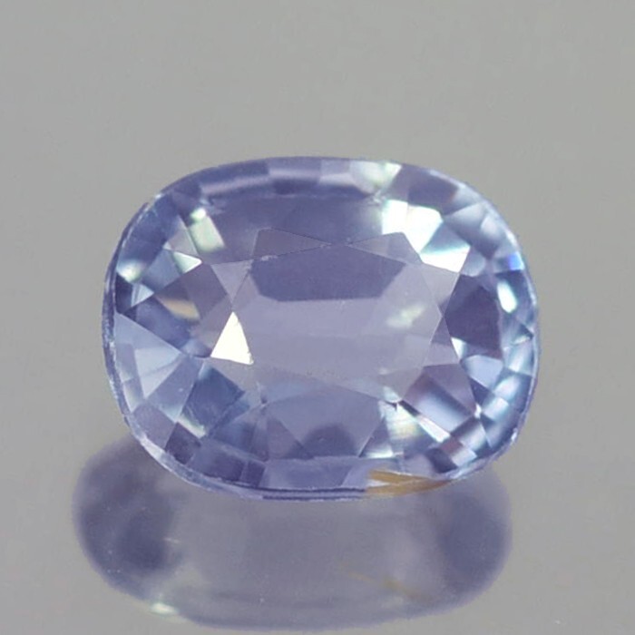 0.50CT STUNNING VVS UNHEATED CUSHION LIGHT BLUE SAPPHIRE NATURAL