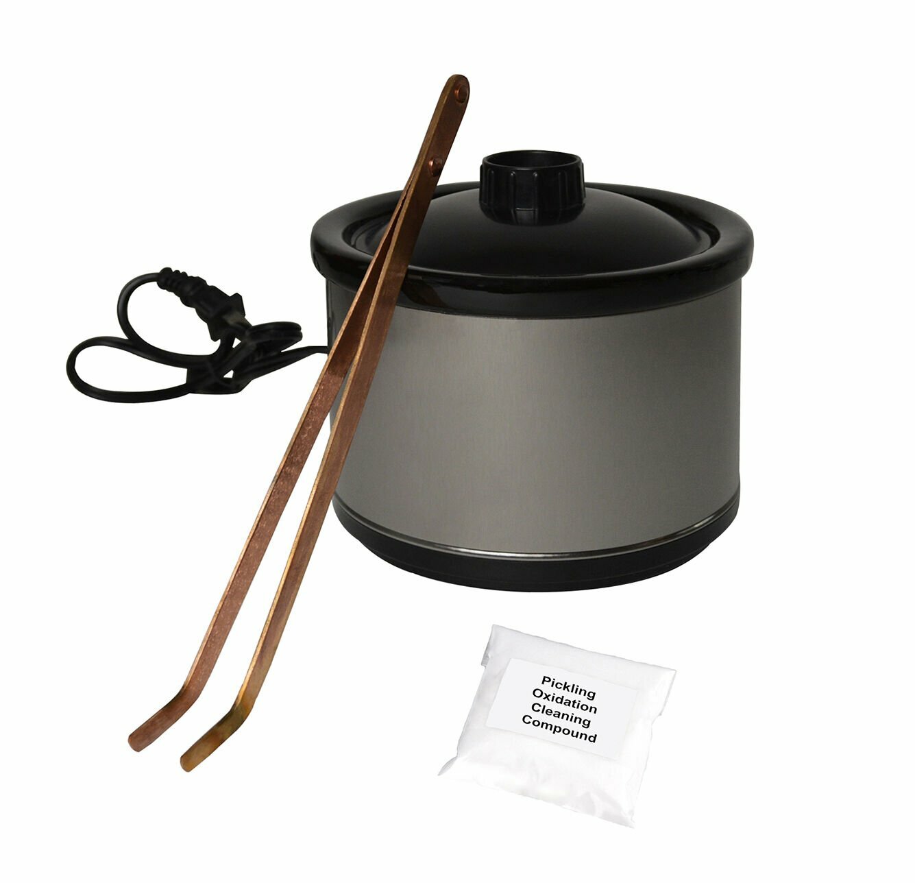 JEWELRY PICKLING SET PICKLE POT COMPOUND TONG REMOVE SOLDERING OXIDATION SCALE