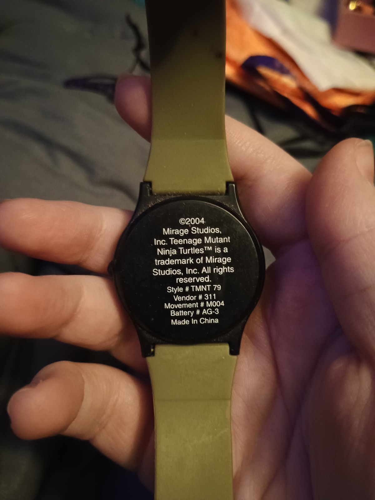 Retro Teenage Mutant Ninja Turtles TMNT 2004 Fox Series Kid’s LCD Watch