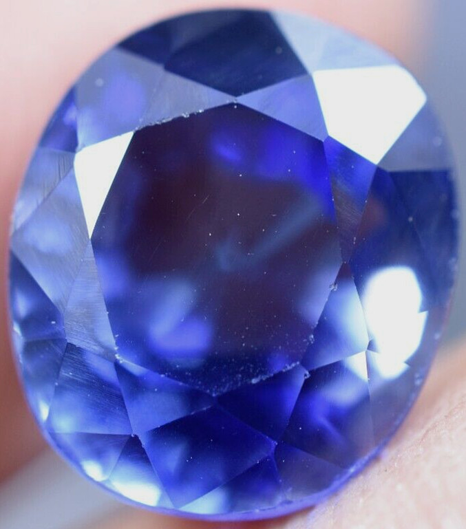 Extremely Rare & Flawless 7.25 CT Natural Benitoite GGL Certified Loose Gemstone