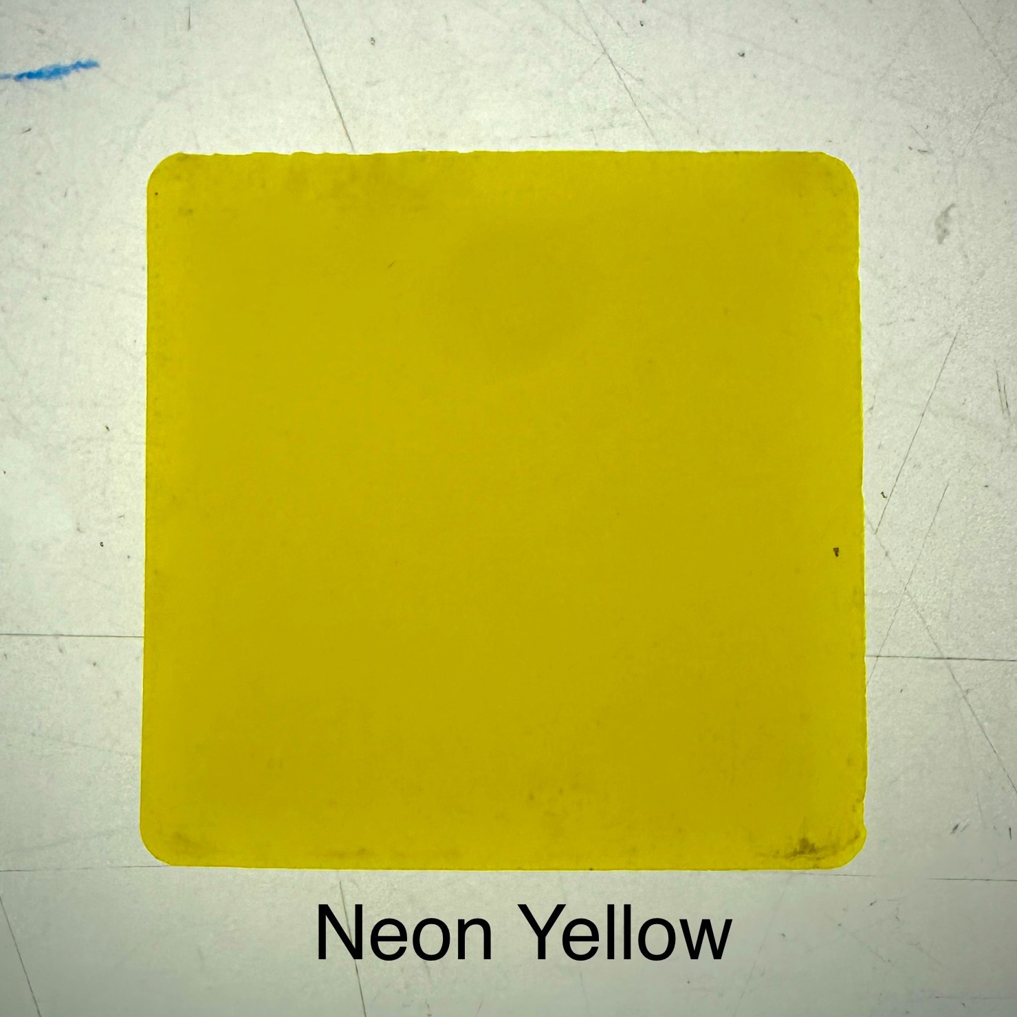 90 G NEON YELLOW YAG CERAMIC ( Yttrium Aluminum Garnet ) ROUGH LAB CREATED