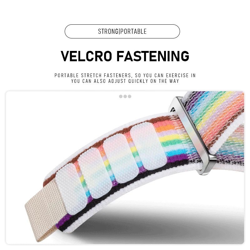 NEW Nylon Trail Loop Band for Apple Watch Ultra 3 2 11 10 9 8 7 6 SE 5 4 38–49mm