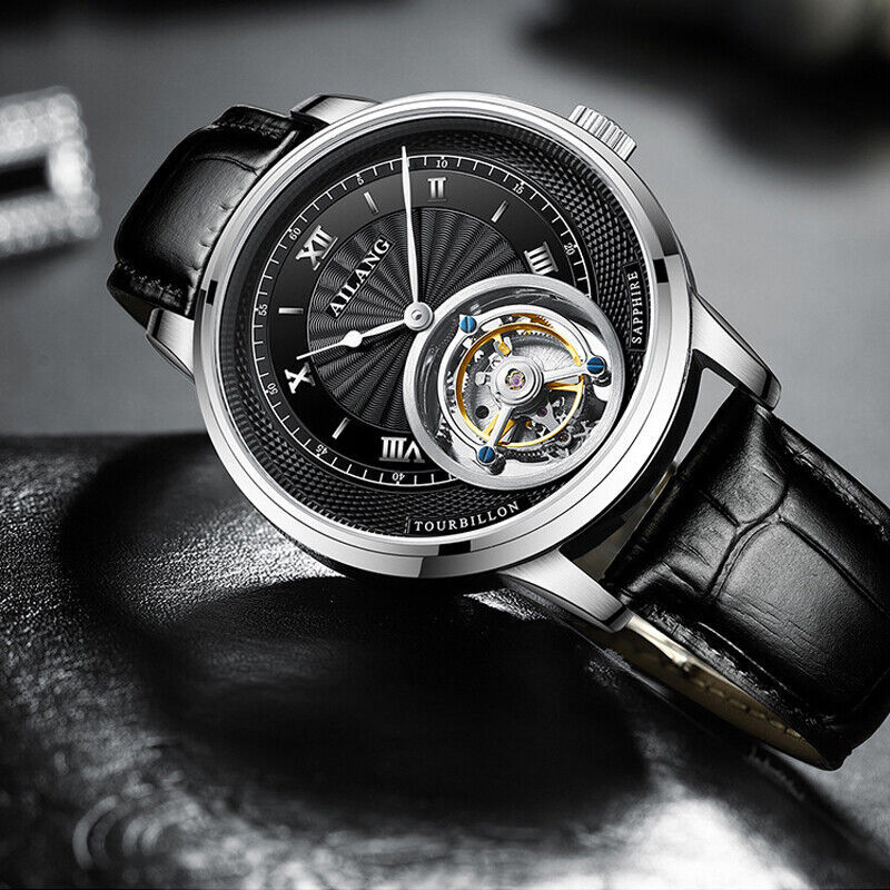AILANG Watch Tourbillon Manual Winding Mechanical Wristwatches Men’s Watch