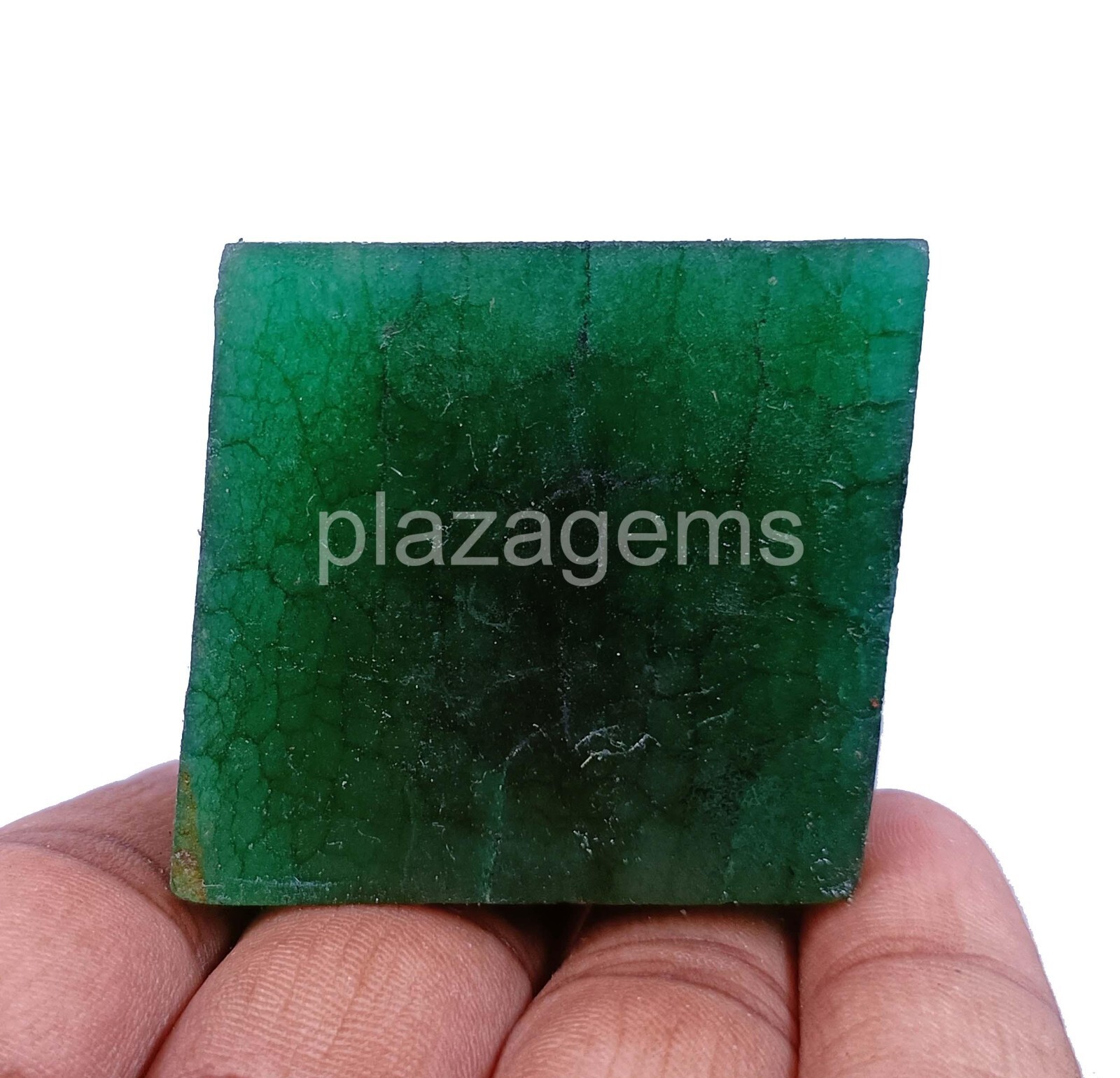 783.0 Ct Cube Cut Natural Green Emerald Raw Certified Loose Gemstone 5RDU