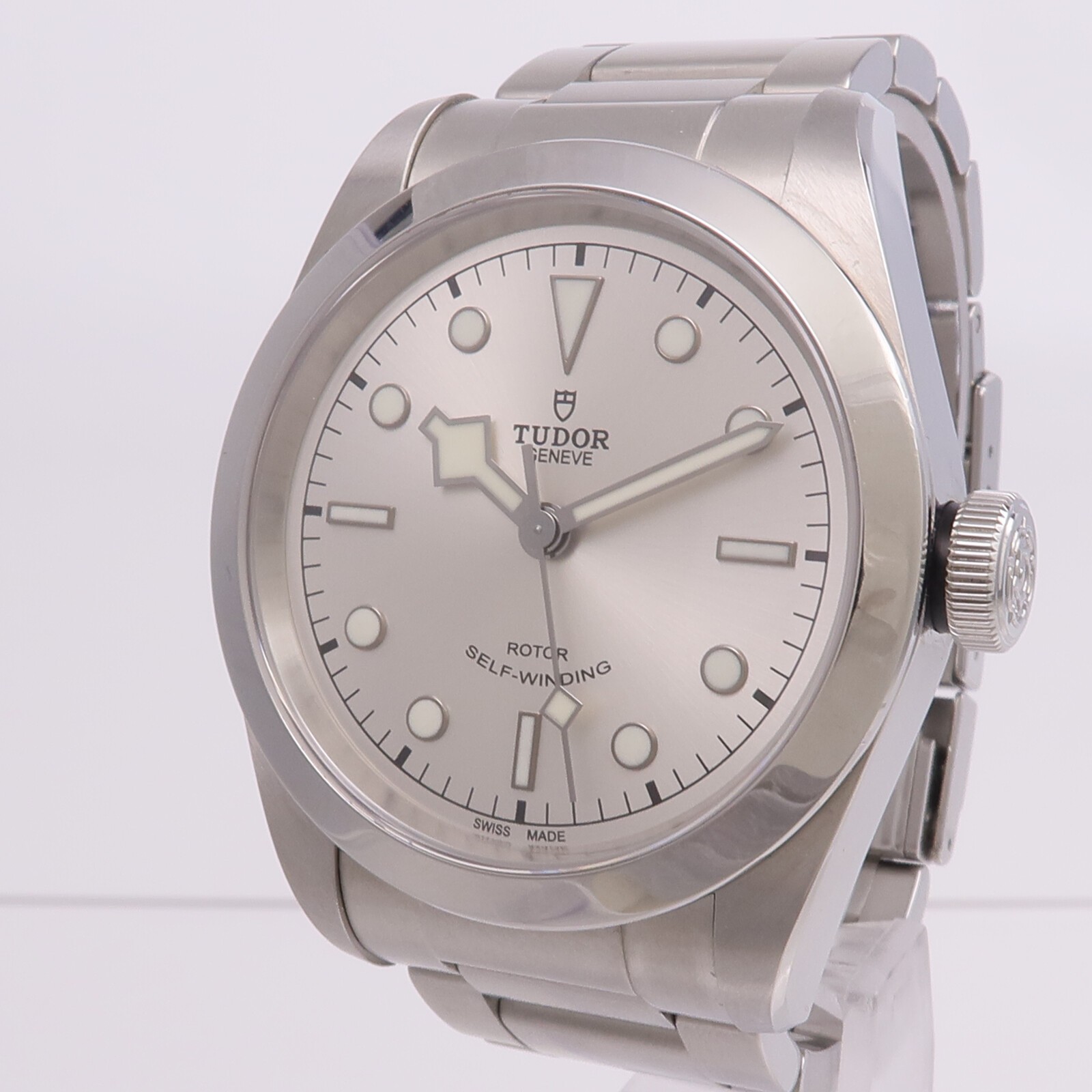 TUDOR Heritage Black Bay Automatic Watch 79540 Stainless Steel White