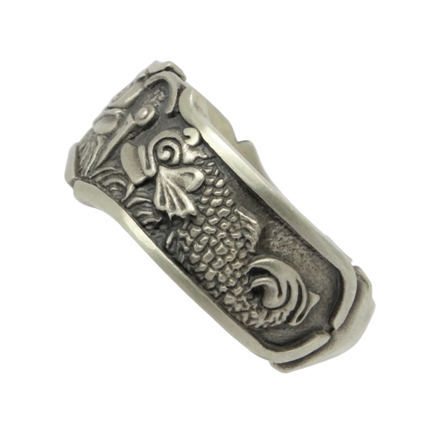 Submarine Warfare Navy Sterling Silver 925 Men’s Band Ring Handcrafted