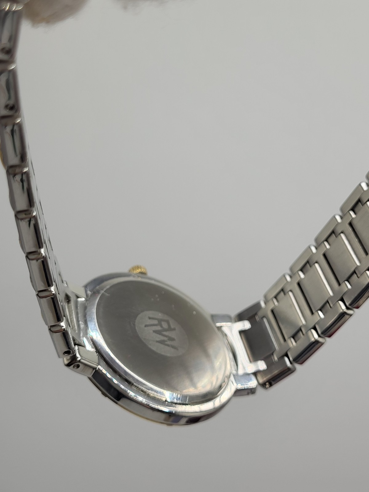 RARE [N. MINT] 35mm Raymond Weil 8800 Swiss Men’s 18k Gold Bezel Watch 8.25″