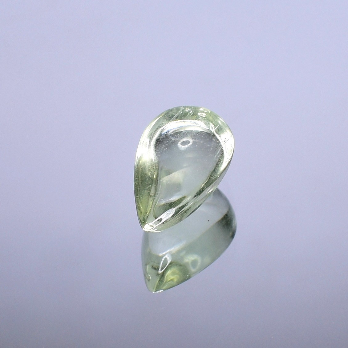 Green Amethyst Cabochon, Natural Gemstone, Healing Stones 6.40 Cts 16×10 mm