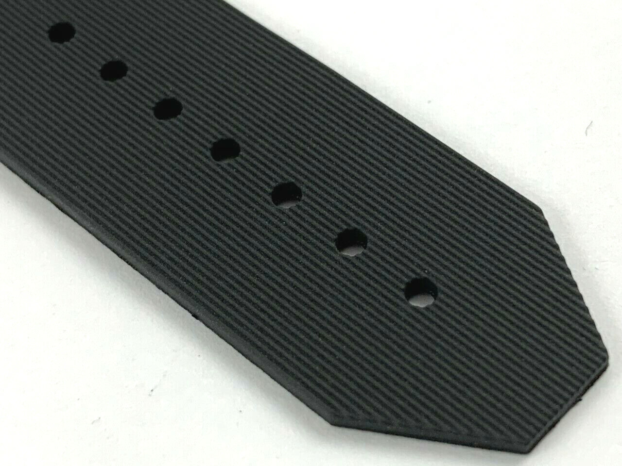 25MM RUBBER REPLACEMENT BAND STRAP FOR FITS HUBLOT 44-45 H BIG BANG FUSION BLACK