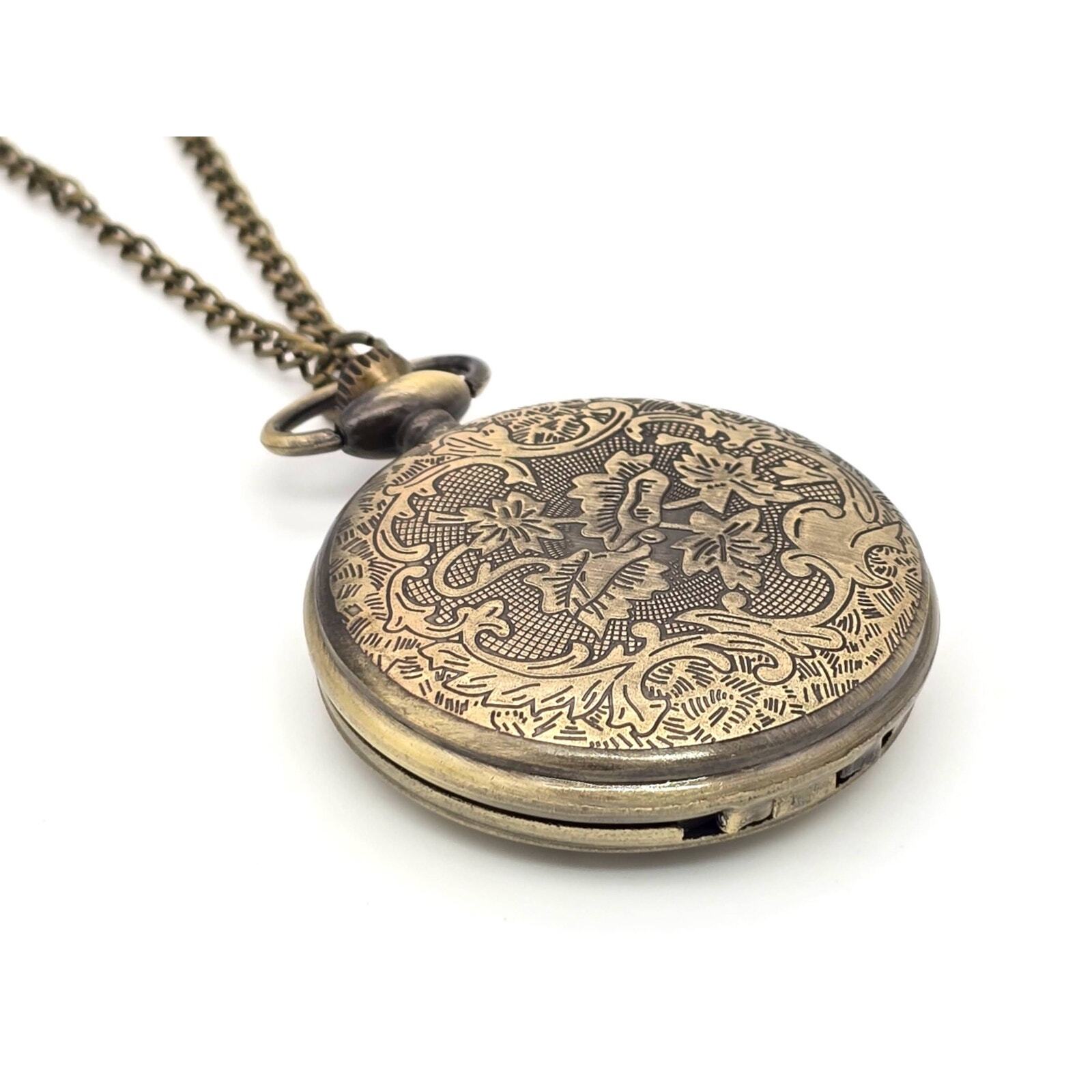 Pirate Pocket Watch Vintage Look Nautical Skull Crossbones Gift Buccaneers Ship