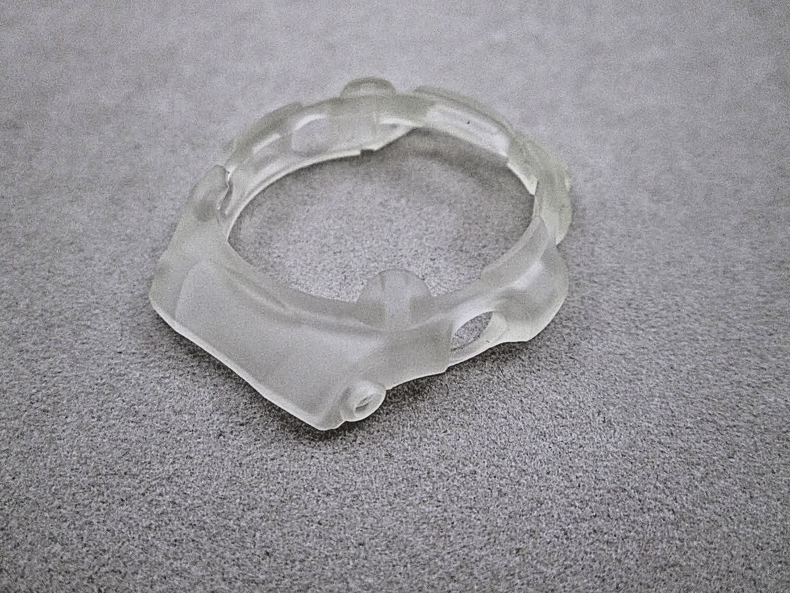 Genuine Casio Baby-G BG-154 BGR-220V BGR-240 resin watch bezel clear frosted