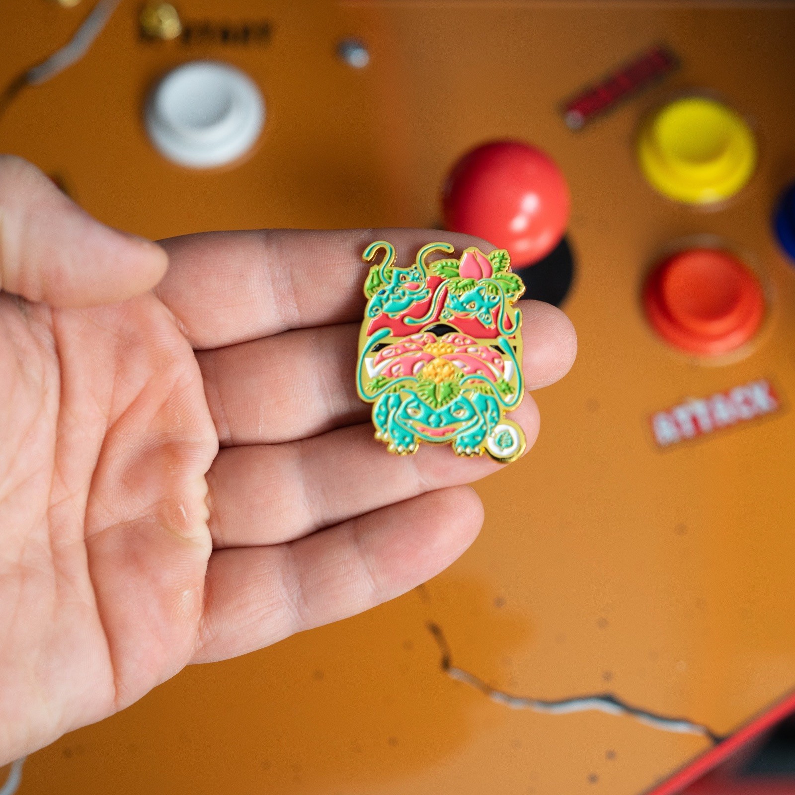 bulbasaur Ivysaur Venusaur Evolution Pin TCG & Video Game Brooch Anime Movie