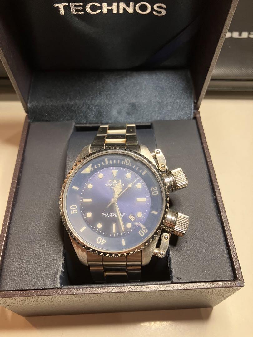 Technos Swiss Quartz 200m Waterproof 20ATM Men’s Watch