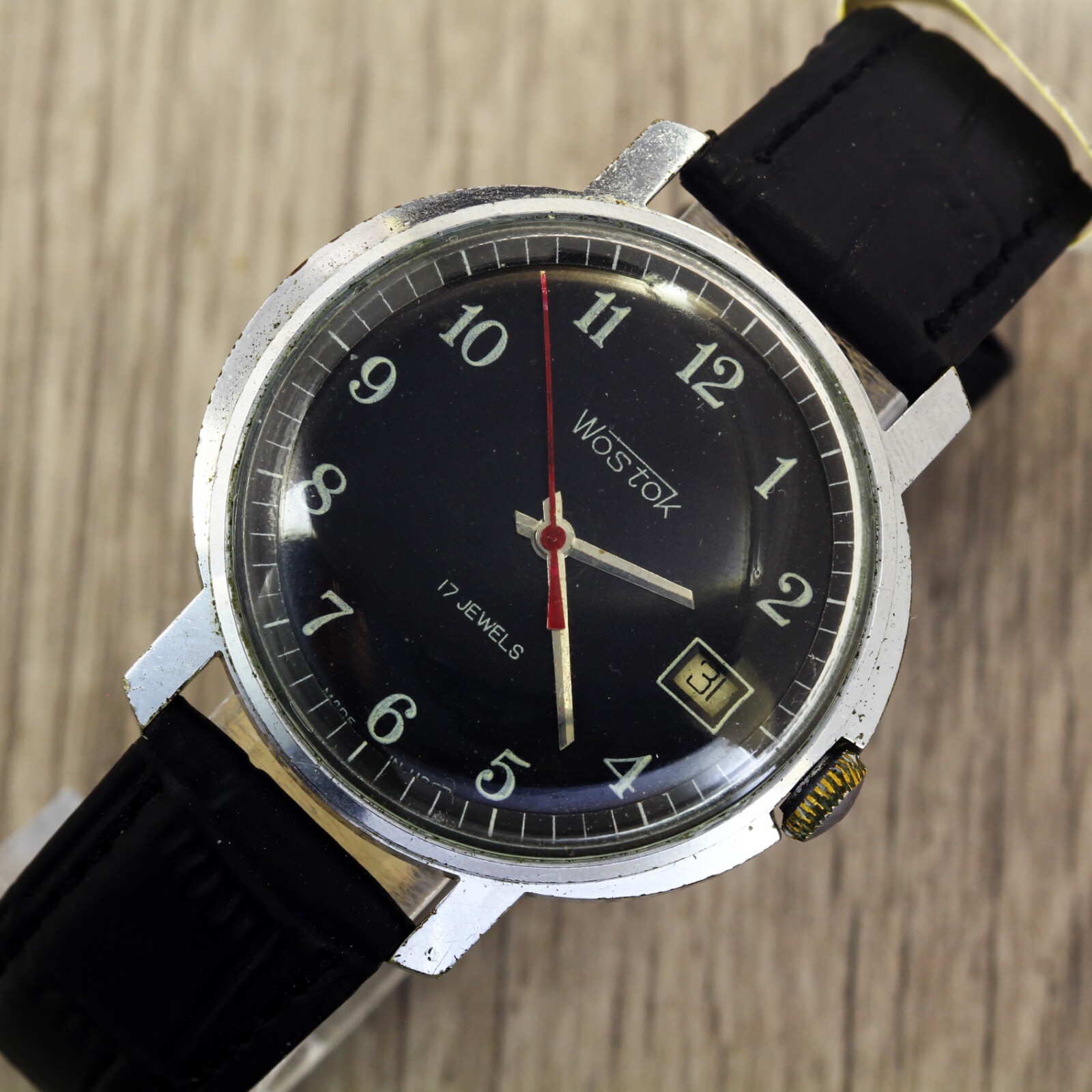 Original wostok vostok USSR Soviet mechanical watch caliber 2214 date Export