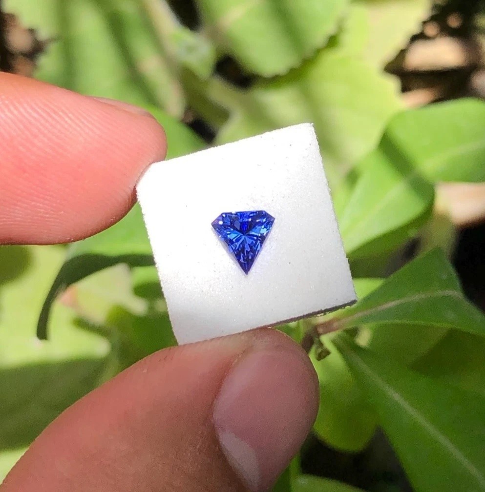 Natural Blue Tanzanite Fancy Cut 5.00 Ct+ Certified Gemstone for Jewelry