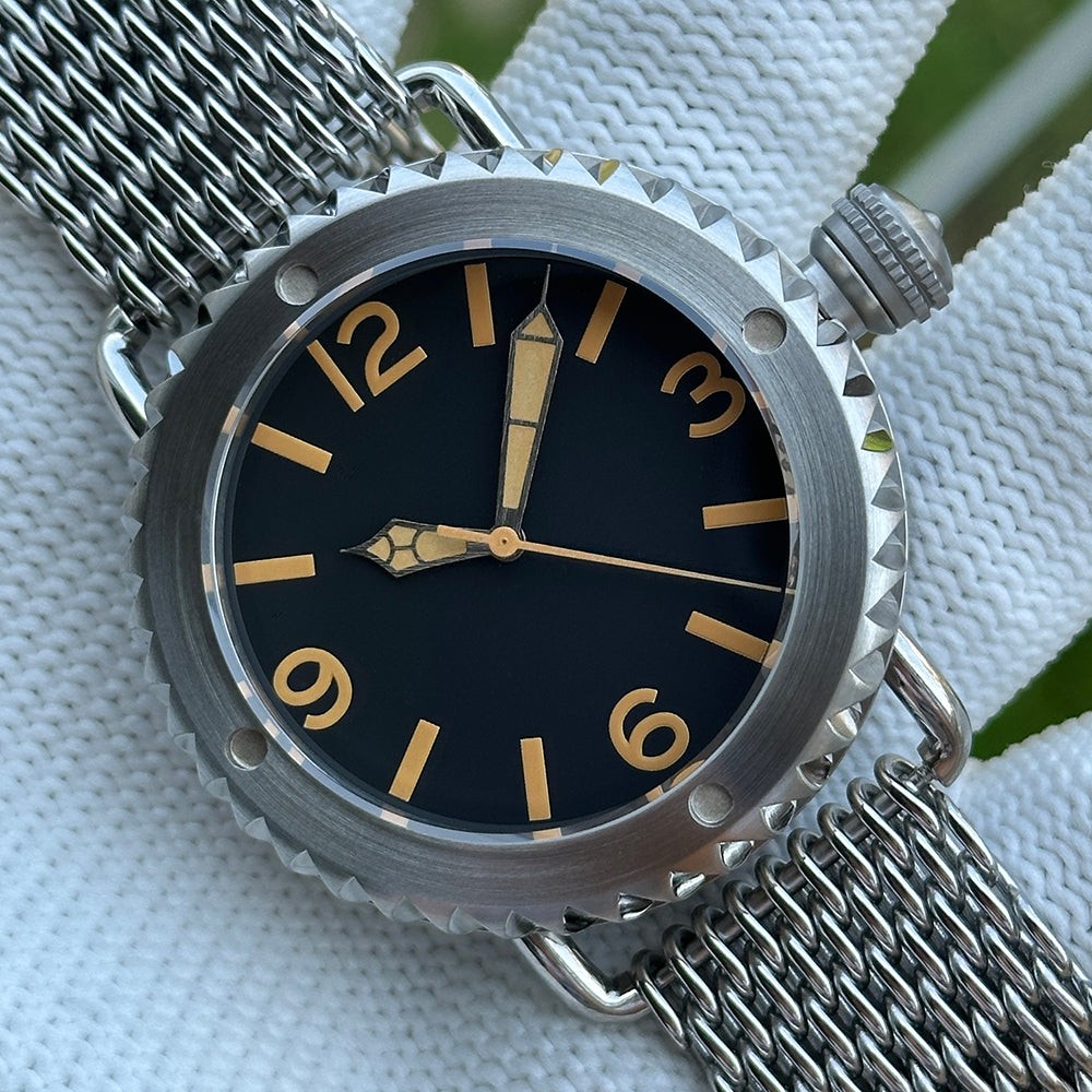 STEELDIVE SD1913 Mens 47mm 3000M Automatic Dive Watch NH35 Sapphire Steel
