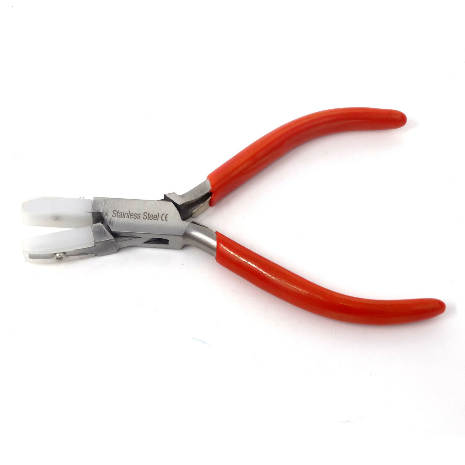 Pliers Flat Nylon Jaws Nose Jewelry Bead Wire Work Tool Straighten Wire