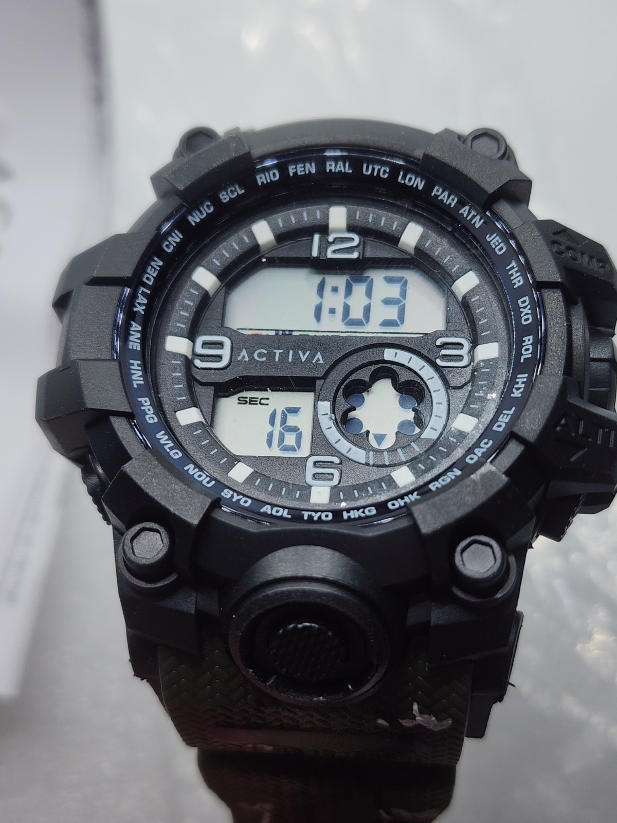 Activa Endurance X Invicta Racing Army Military Green OD Camo EDC Field Watch