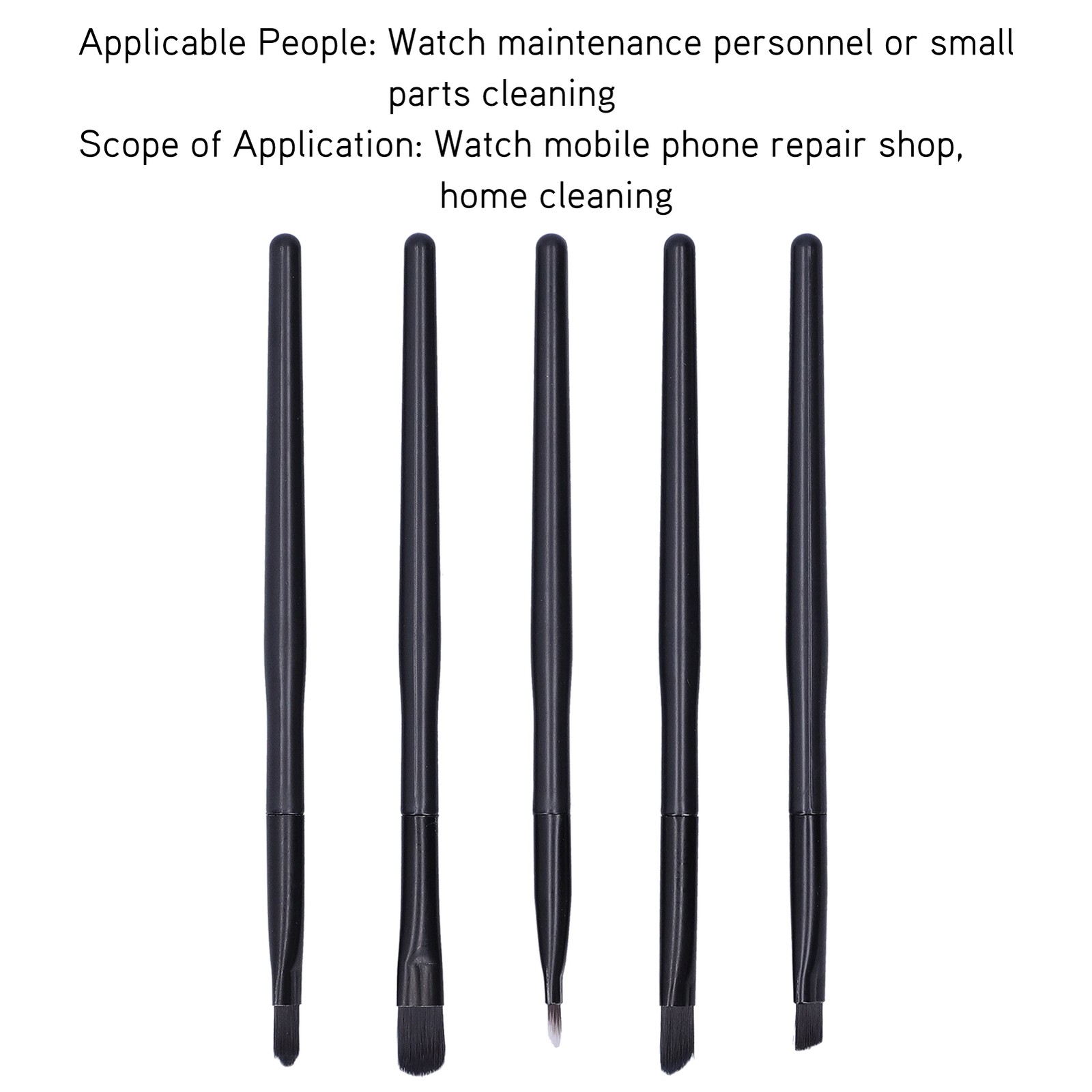 Watch Cleaning Brush Set Wristwatch Movement Small Part Cleaning Soft Brushes