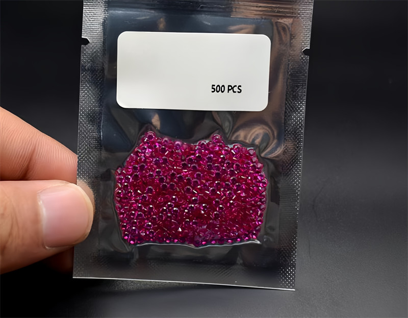 Wholesale High quality Round Cut Red Ruby Lab Created AAAA+ Loose Gems 500pcs