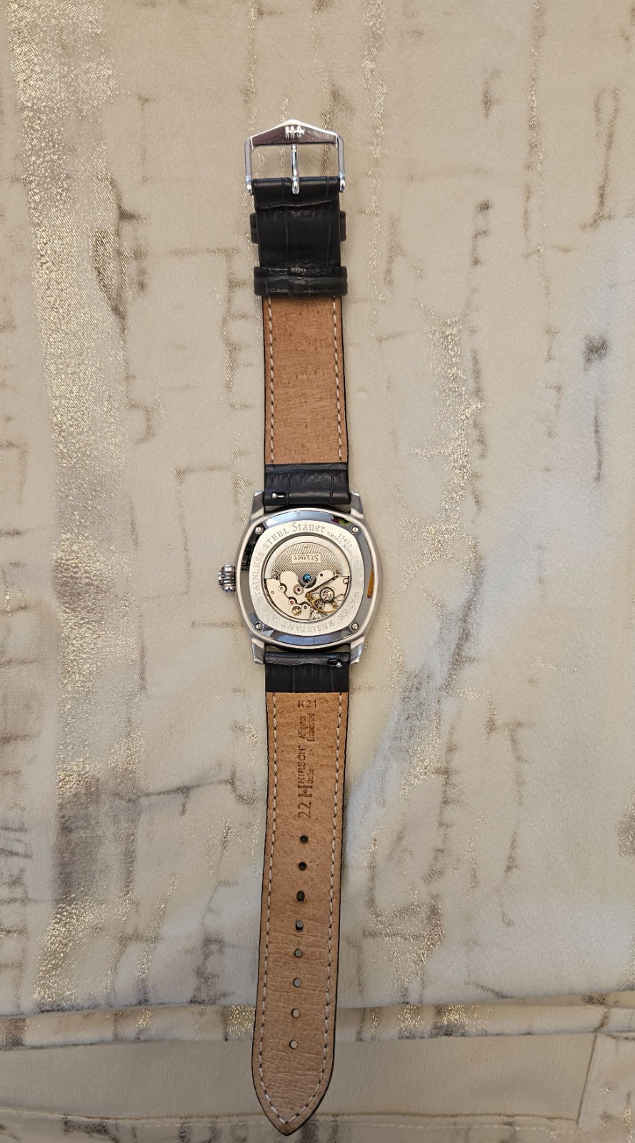 stauer mens automatic 1930 Dashtronic watch