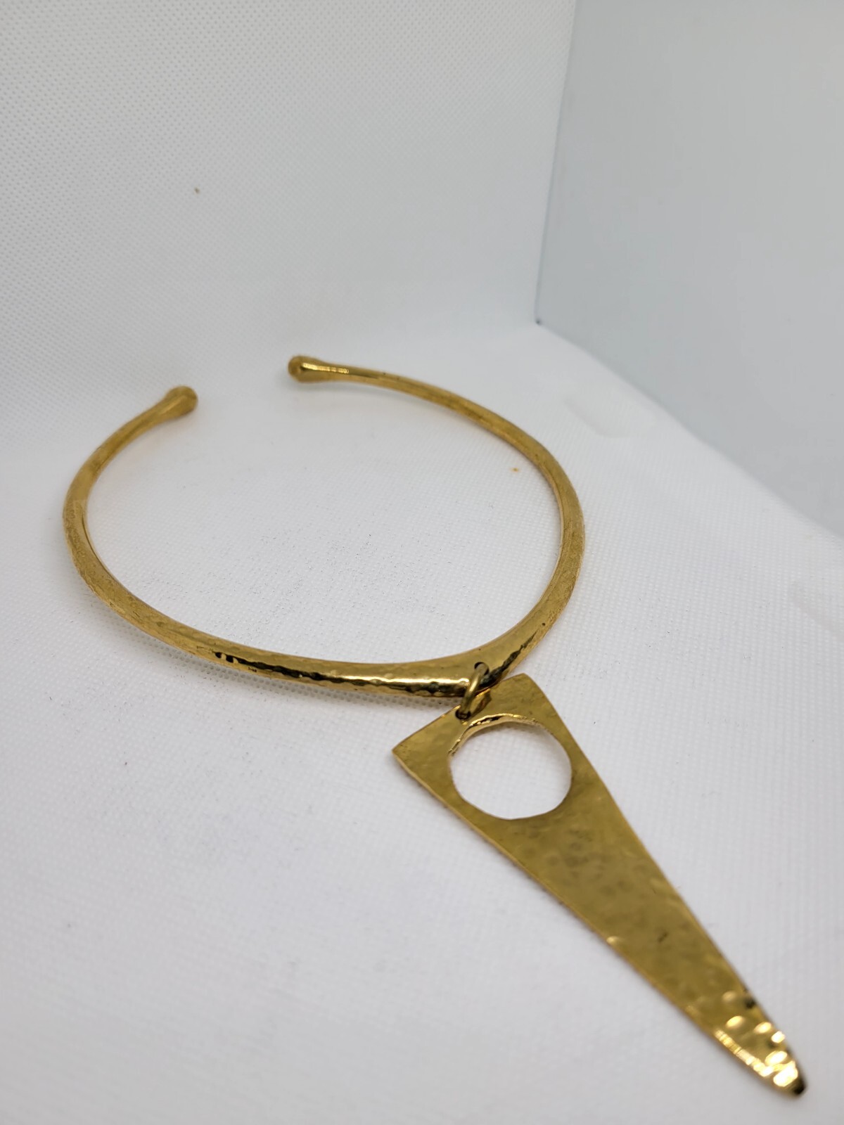 Spear Brass Necklace Handmade In Kenya