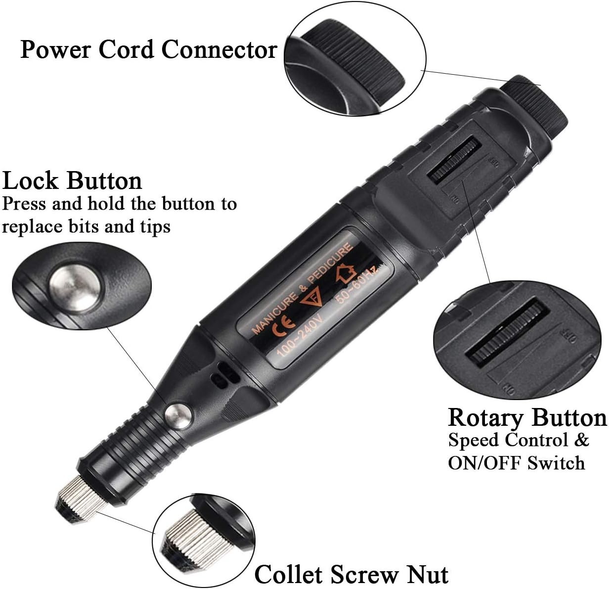 Multi-Use Engraving Tool with 24 Stencils for Personalization and Decoration