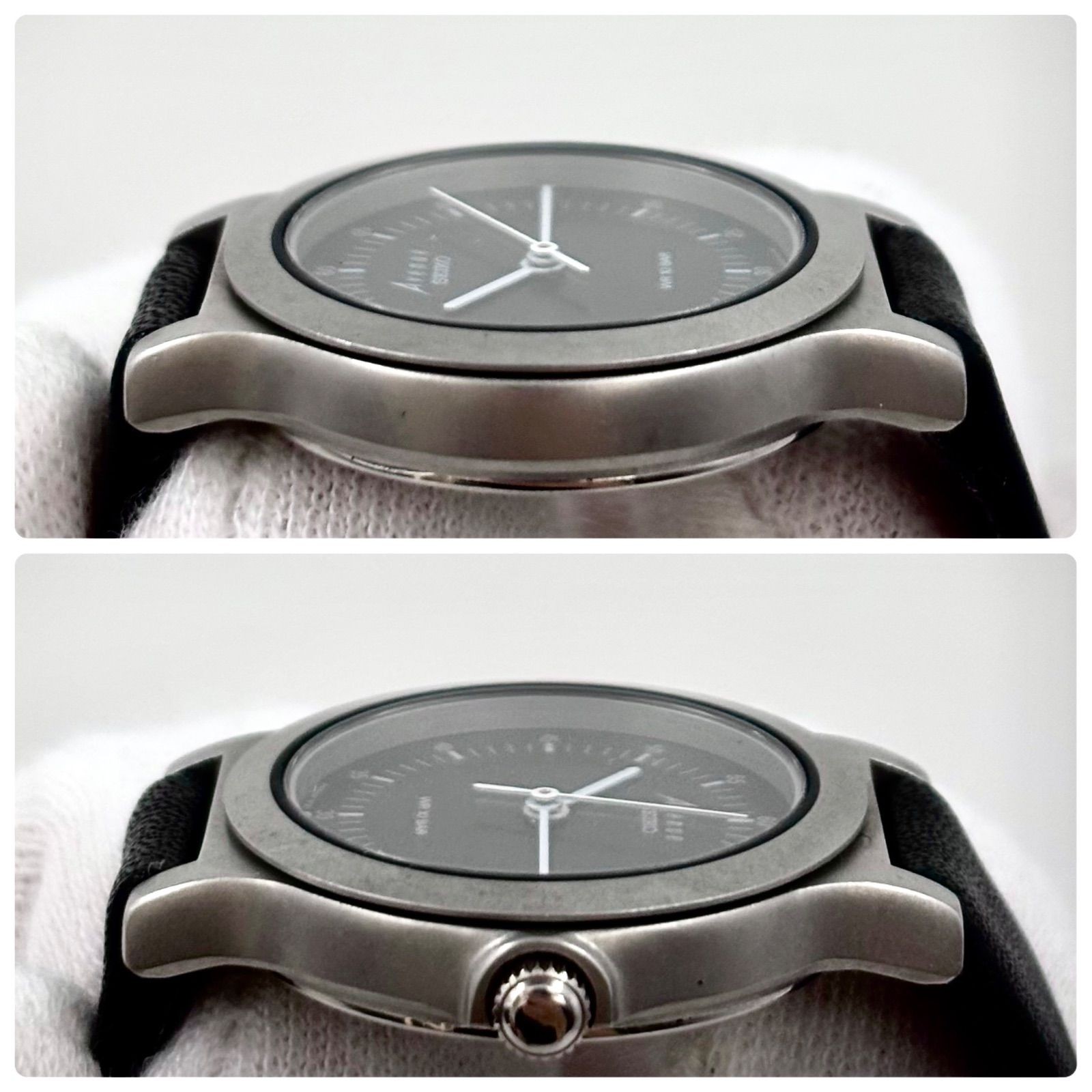 Working SEIKO AVENUE Quartz Railway Minute Track Matte Finish Waterproof Manufac