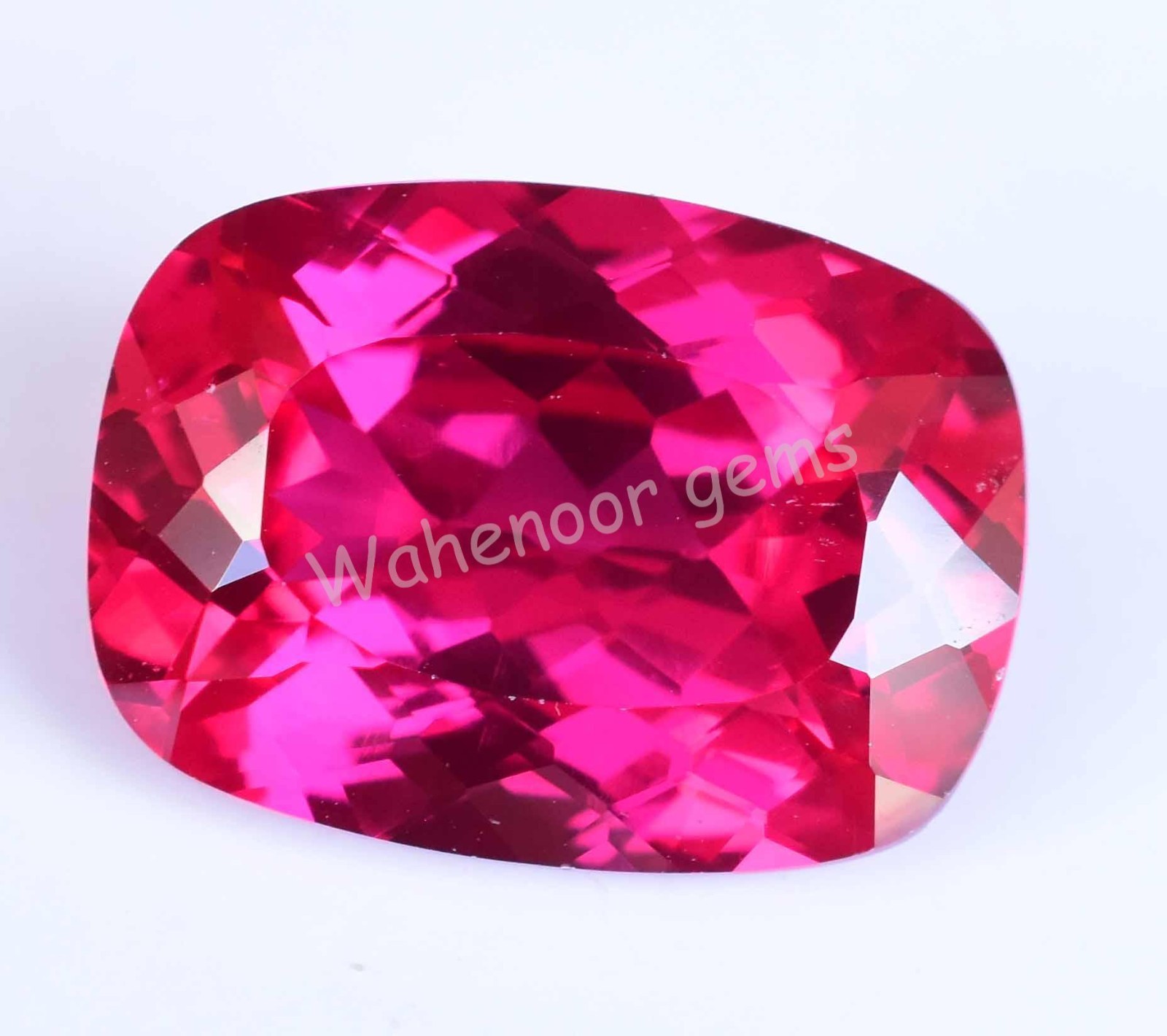 25.40 Ct Natural Mogok Pink Ruby Cushion Certified Stunning Loose Gemstone