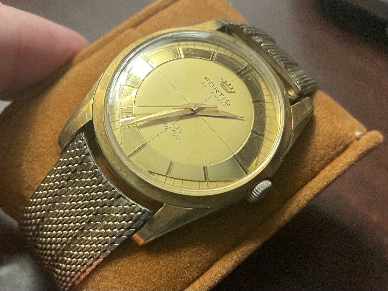 Vintage Fortis Eden Roc – Manual Wind – 21 Jewels – 1960s – Runs Well – GC