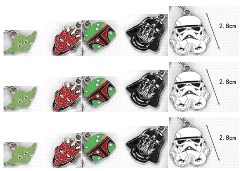 50Pcs Anime cartoon Charm bracelet necklace Pendants DIY Jewelry Makings