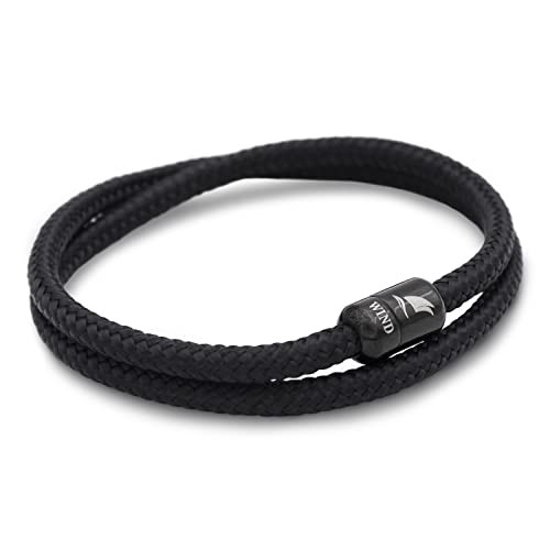 – Men’s Large ( Wrist size: 6.30 – 7.08 inch ) Black Magnet – Black Pearl