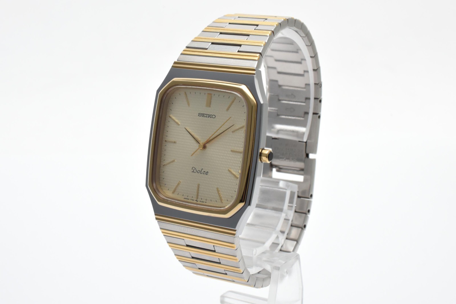 [N MINT] SEIKO Dolce 7741-5130 Gold Quartz Women’s Watch From JAPAN