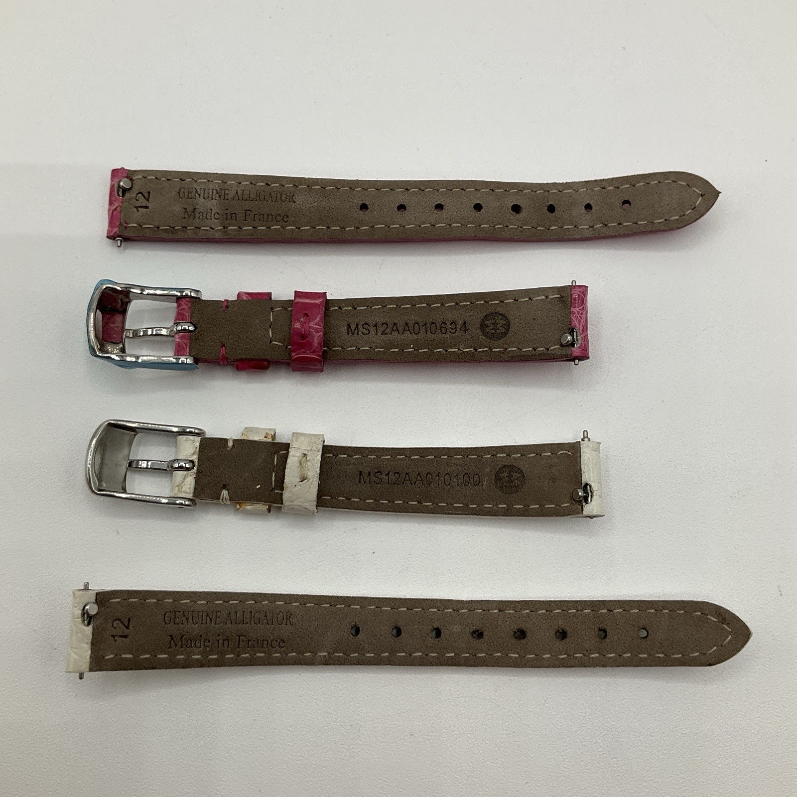 Michele CSX Diamond Bezel Wrist Watch 71-2600 With 3 Extra Bands Gold Pink White