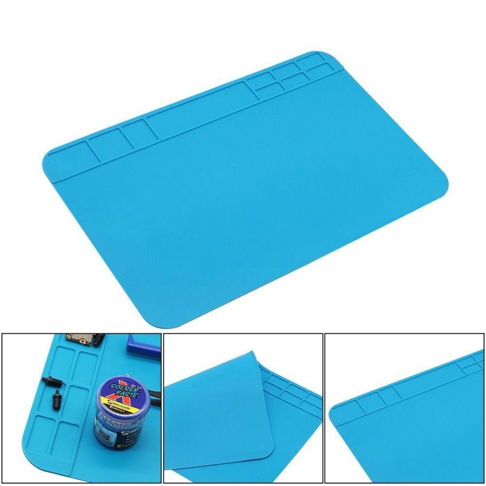 Watchmaker Rubber Silicone Bench Mat Pad Anti-Slip Jewelry Watch Sunglass Repair
