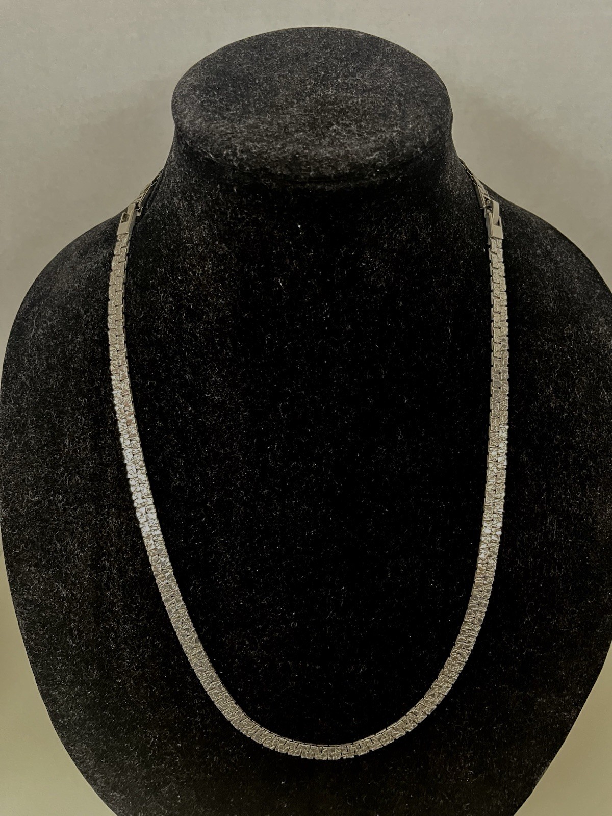 Silver Necklace & Bracelet Nugget Style Design – Marked 925
