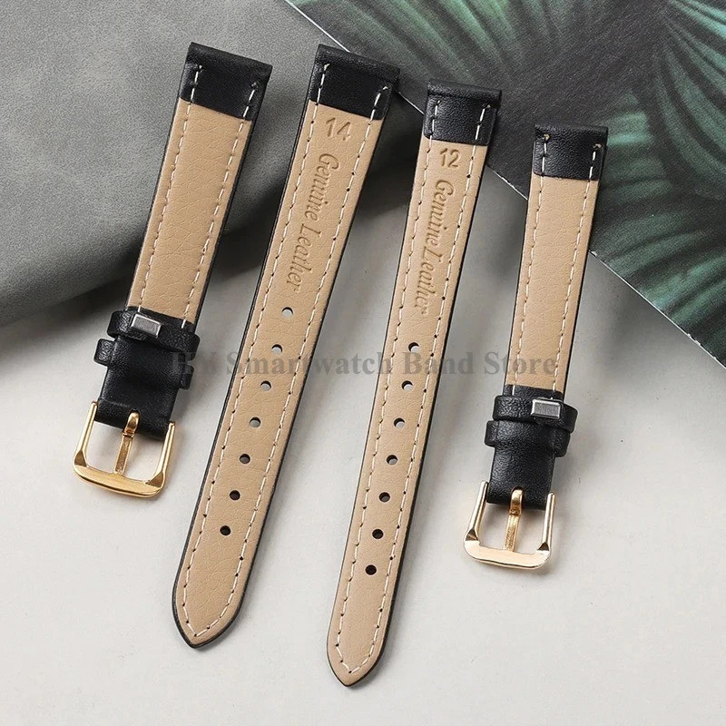 Leather Watch Strap 12mm to 24mm Genuine Replacement Soft Bracelet Watch Band