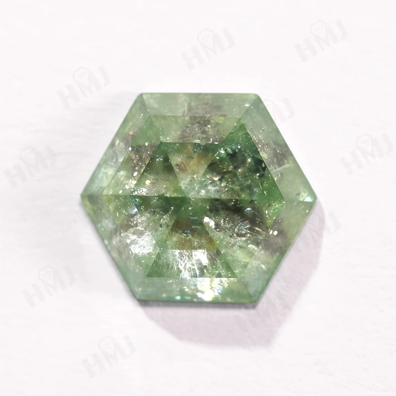 All Shape Salt & Pepper Moissnite Diamond Hexagon Kite Cut for Ring DIY Jewelry