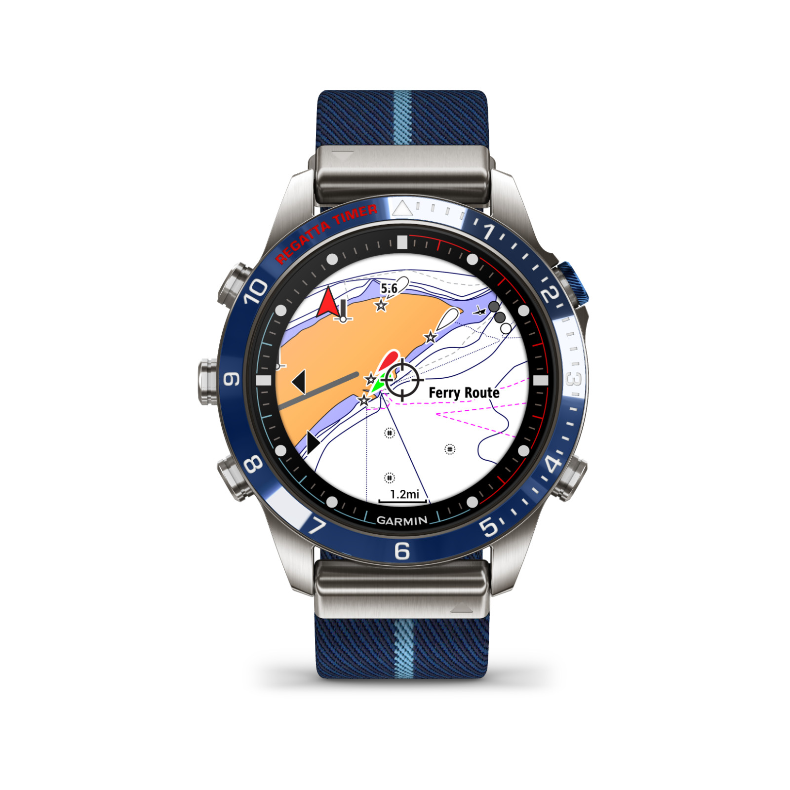 Garmin MARQ Captain Gen 2 Modern Tool Smartwatch Titanium Sapphire 010-02648-10