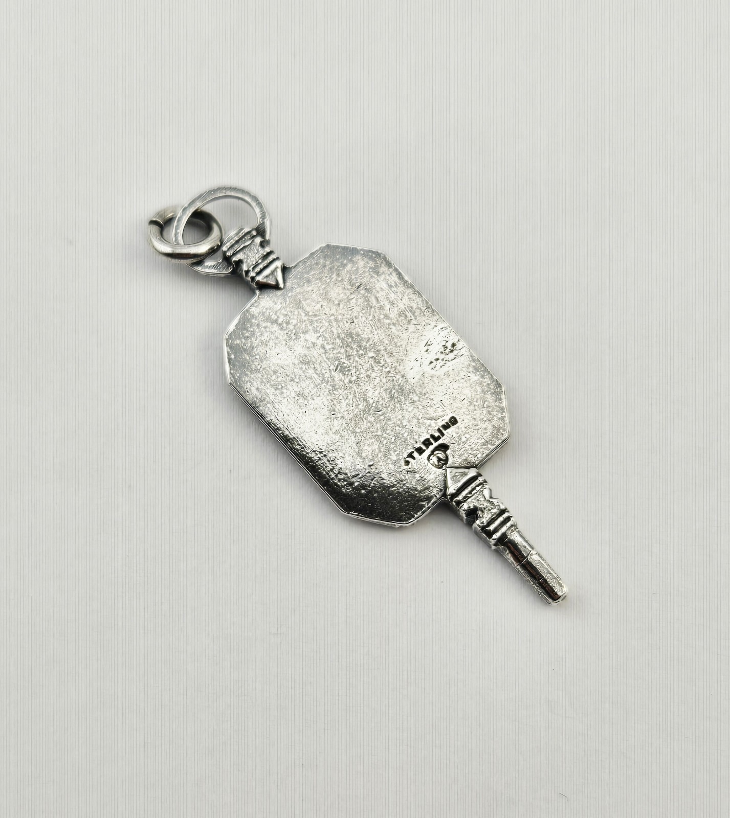 Vintage Sterling Silver Becker Junior College Scholastic Award Charm 4.5g 1887