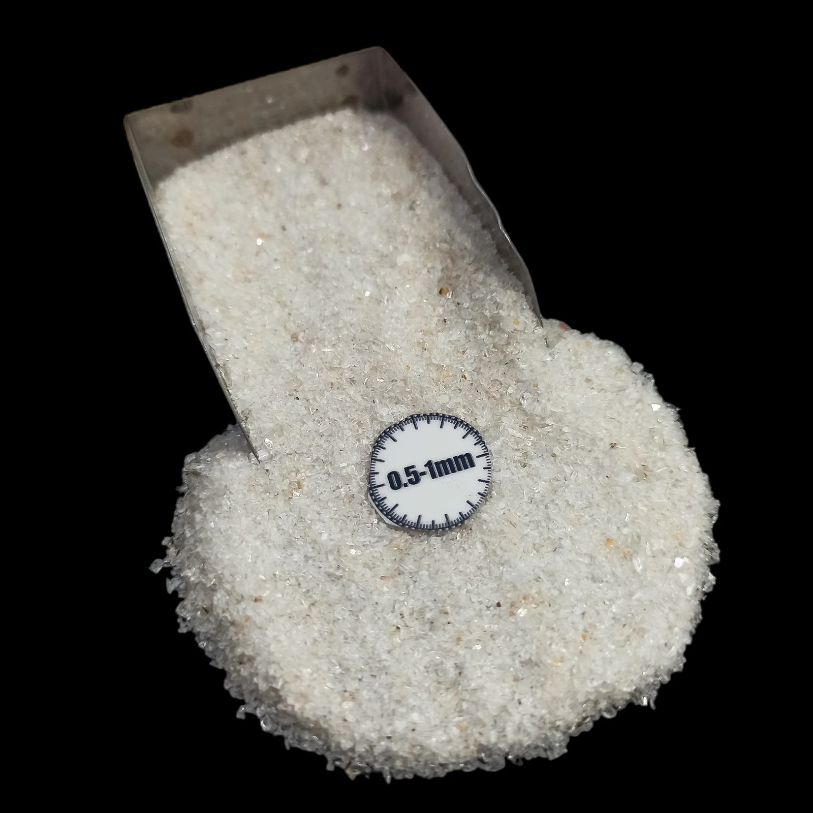 White Topaz 0.5-1mm Stone Granules for Resin Jewelry Decor