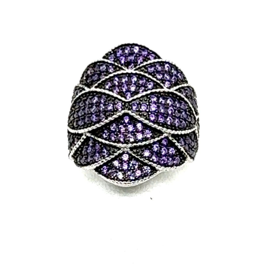Fuzion Creations Pink Kunzite Sterling Silver Ring – Size 5