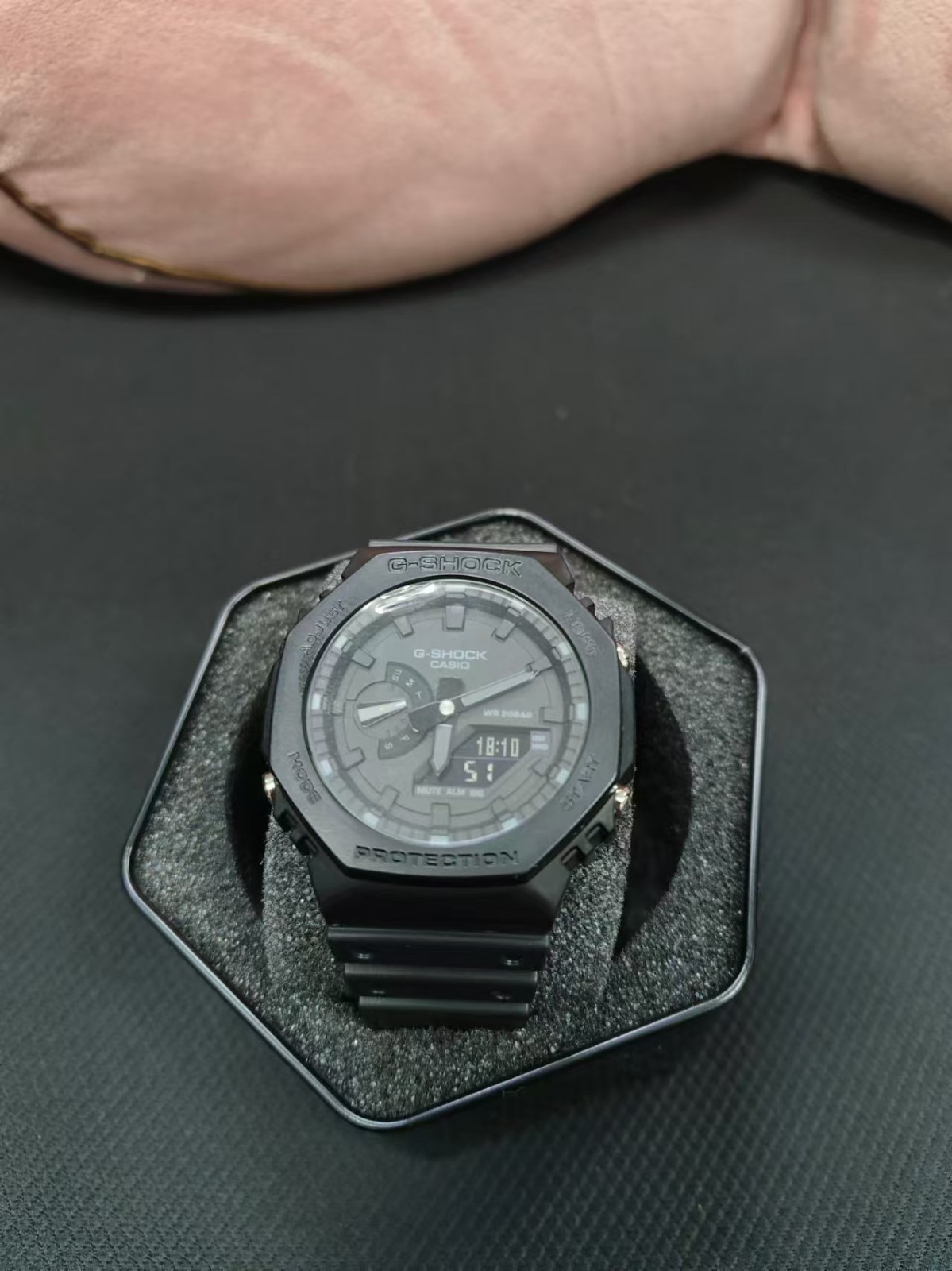 Casio GA2100-1ADR ALL BLACK Analog Digital G shock watch best seller Men’s Watch