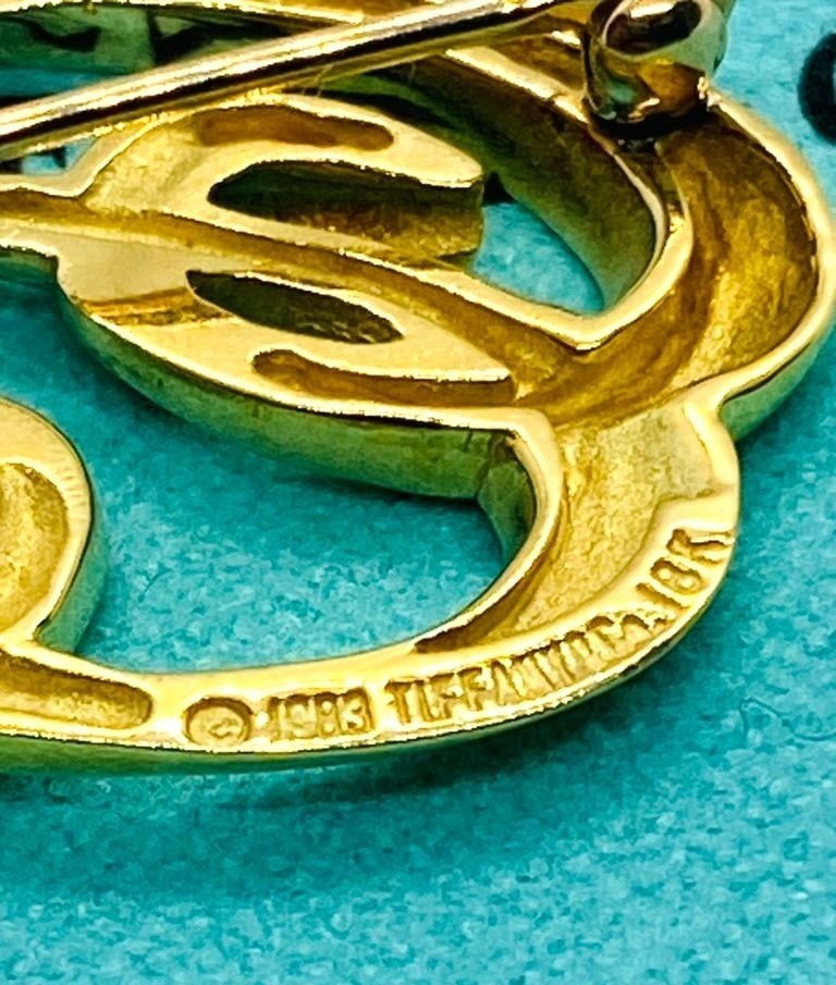 Tiffany & Co Paloma Picasso 18K Gold 1983 Brooch