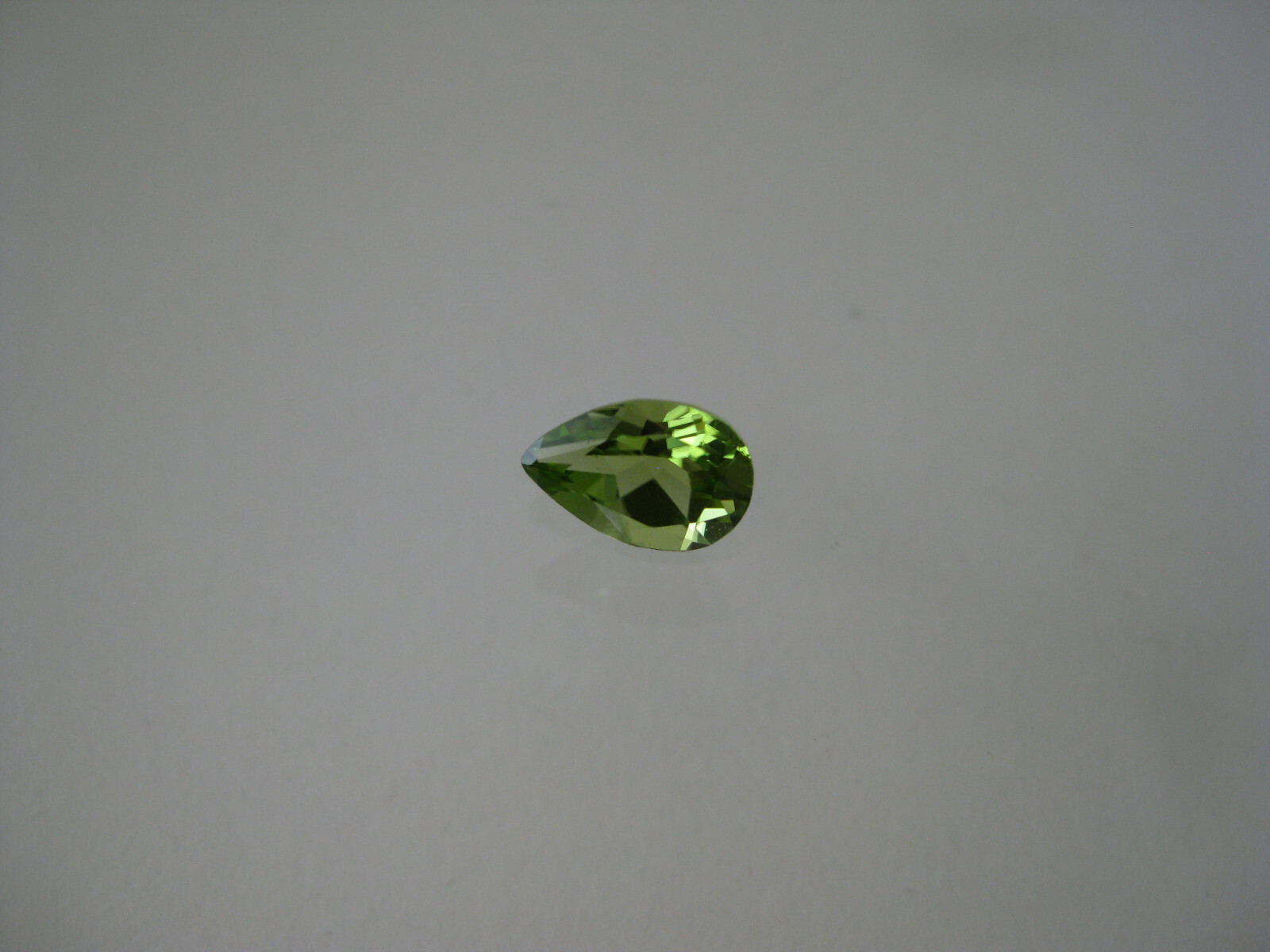 Natural Green Peridot Pear W 6.04 X L 8.86 MM. Weight 1.42 Carats Loose Gemstone