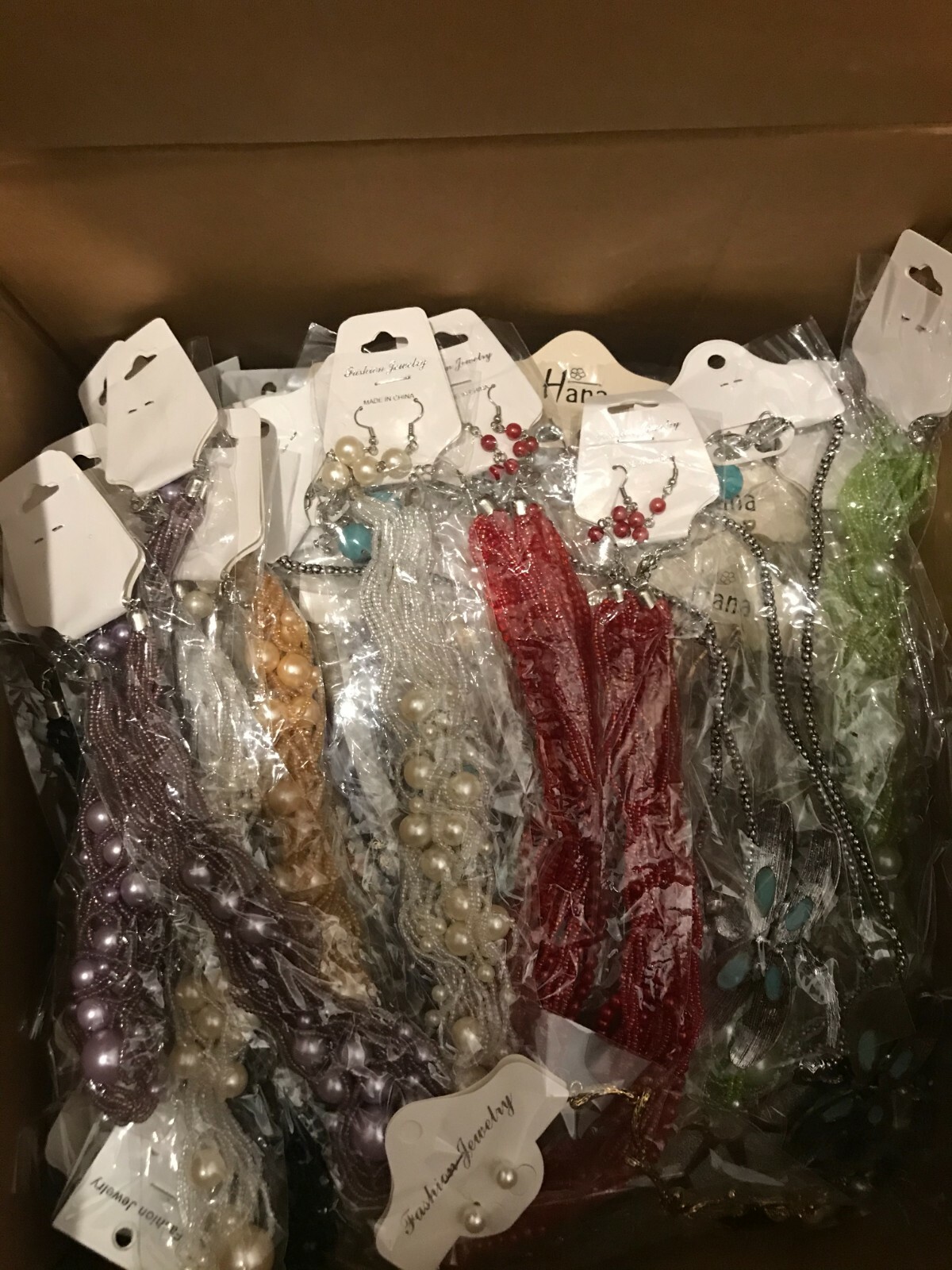 USA 30 PC (10 sets) WHOLESALE LOT COSTUME, 10PC NECKLACE ONLY FASHION JEWELRY